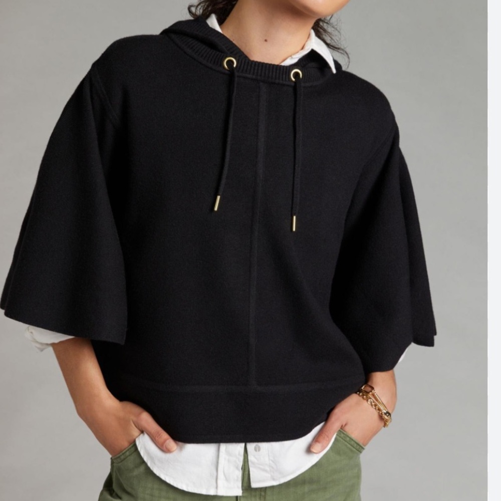 Anthropologie Maeve Hooded Sweater